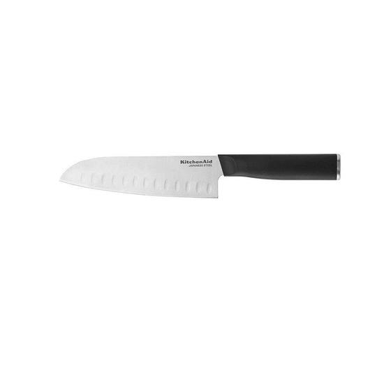 Imagem de Faca Santoku 18 cm cabo preto Kitchen Aid