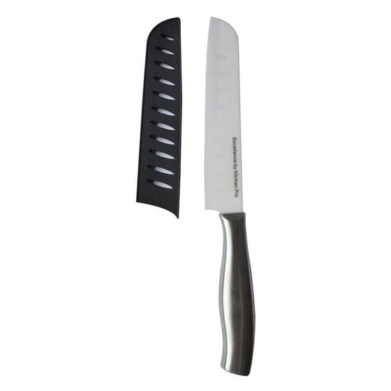 Faca Santoku Branca Cerâmica Excellence 15 Cm Kitchen Pro Menor preço em Faca Santoku Branca Cerâmica Excellence 15 Cm Kitchen Pro
