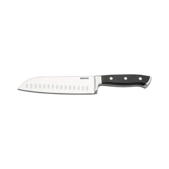 Imagem de Faca Santoku Brinox Aço Inox Gourmet Infinity 7"