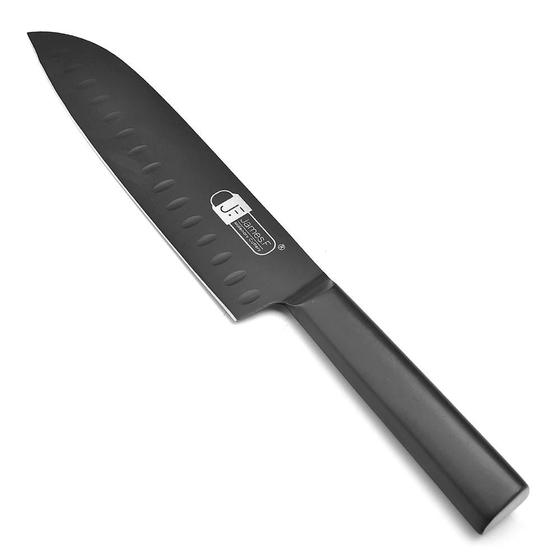 Imagem de Faca Santoku de Aço Inox Black James.F 17,5CM