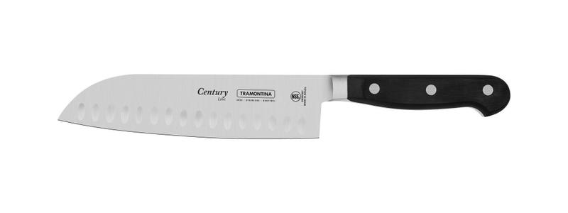 Imagem de Faca Santoku Tramontina Century com Lâmina em Aço Inox e Cabo Policarbonato com Fibra de Vidro 7"