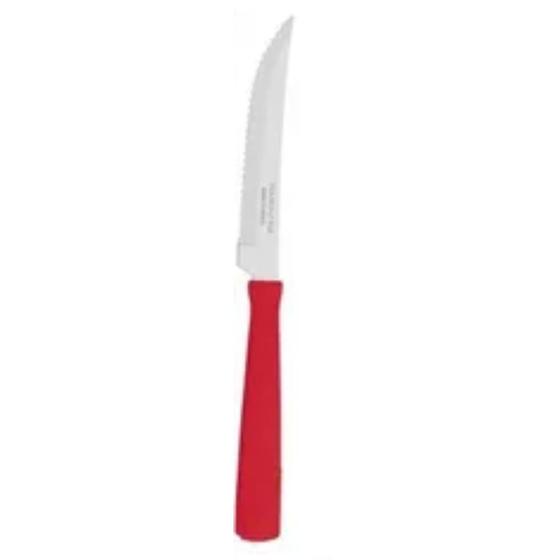 Imagem de Faca Serra Churrasco Aço Inox New Kolor 1 Unidade Tramontina