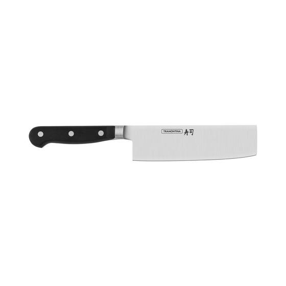 Imagem de Faca Tramontina Aço Inox Nakiri Sushi Gold 7" Preto