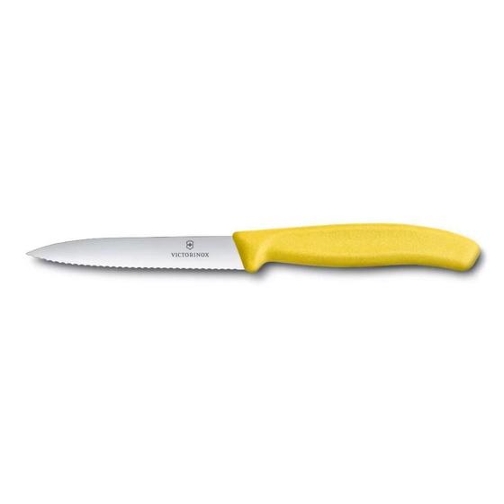 Imagem de Faca Victorinox Swiss Classic - Serrilhada - 10 Cm - Amarela