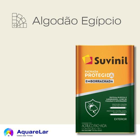 Imagem de Fachada Protegida Emborrachada Suvinil Fosco 16L