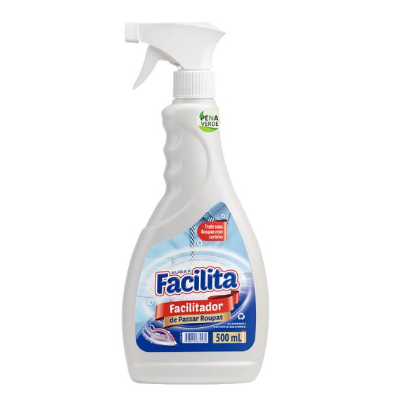 Imagem de Facilitador de Passar Roupas Audax Facilita 500 ml Spray- Com Silicone / Fragrância Floral Suave / Prático