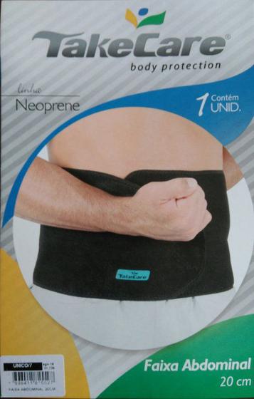 Imagem de Faixa Abdominal Preta da Take Care