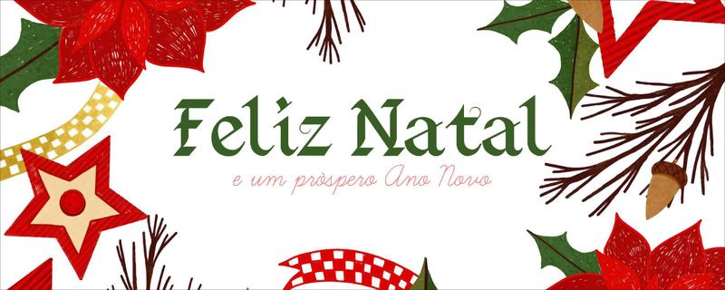 Faixa Banner em Lona Feliz Natal e Um Próspero Ano Novo - 200x080cm -  Fabrika de Festa - Banner para Festa - Magazine Luiza