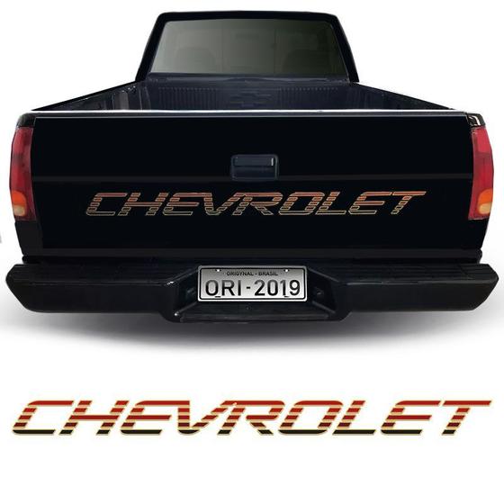 Imagem de Faixa Chevrolet Silverado Conquest 1999/2000 Adesivo Traseiro