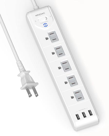 Imagem de Faixa de Alimentação WRXDMC - Adaptador de 2 para 3 Pinos com 5 Pés e USB