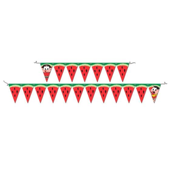Imagem de Faixa De Aniversário Decorativa Magali Melancia 2,40M X 19Cm