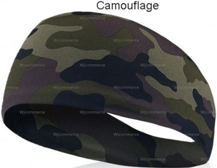 Imagem de Faixa de cabeça anti suor Camouflage