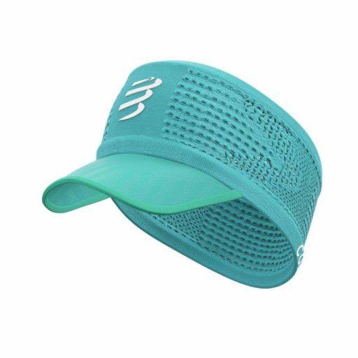 Faixa de cabeça com aba - Verde Columbia - Compressport Imagem de Faixa de cabeça com aba - Verde Columbia