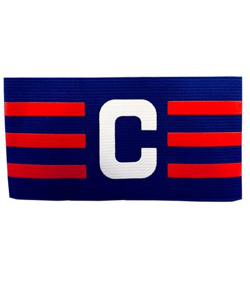 Imagem de Faixa de Capitão Elástica Estilo Boleiro cor Azul e Vermelha