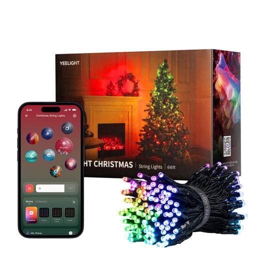 Imagem de Faixa de Luz de Natal YEELIGHT RGBIC - 20m com 200 LEDs