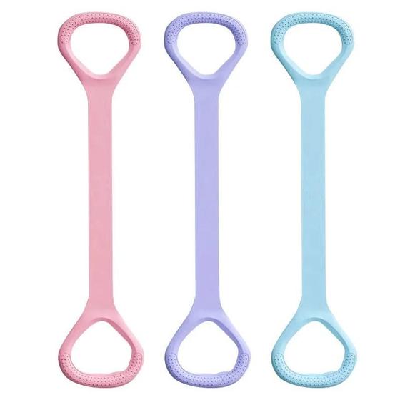 Imagem de Faixa De Resistência Elástica Em Forma De 8 Para Exercícios De Alongamento De Costas E Ombros Em
