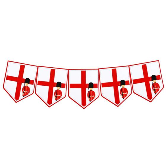 Imagem de Faixa Decorativa Bandeirinhas Inglaterra 8m x 18cm
