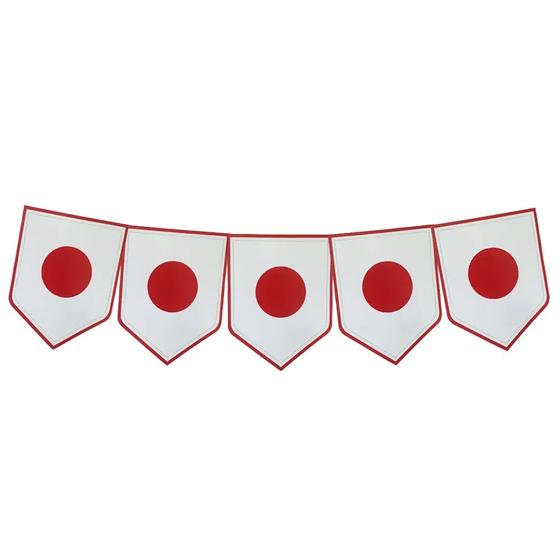 Imagem de Faixa Decorativa Bandeirinhas Japão 8m x 18cm