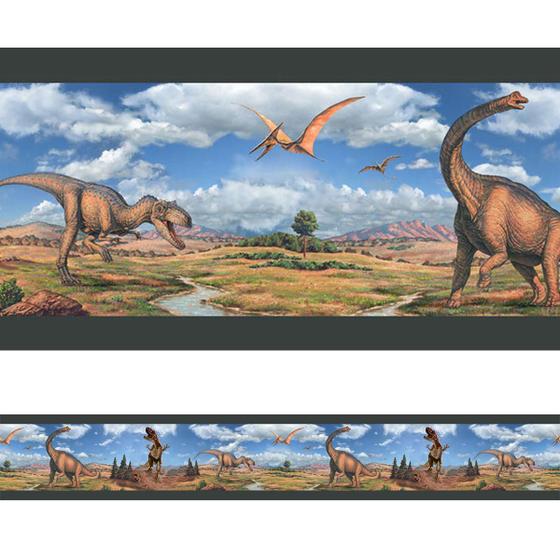 Imagem de Faixa Decorativa Dinossauros Pré História - 100x15cm