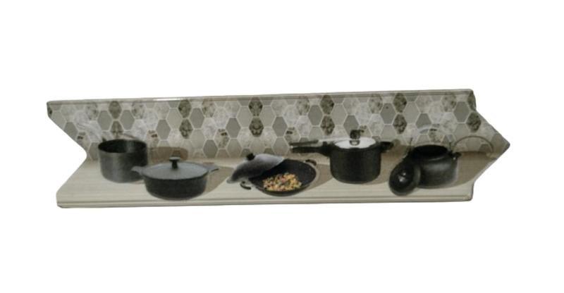 Imagem de Faixa Decorativa Listelo Acabamento Cerâmico Para Cozinha Kit 15 Unidades