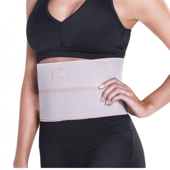Imagem de Faixa Elástica Abdominal 2 Gomos Bege - Kestal