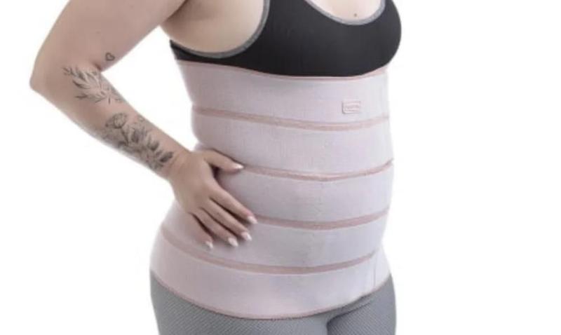 Imagem de Faixa Elástica Abdominal 5 Gomos - Estabilização Lombar