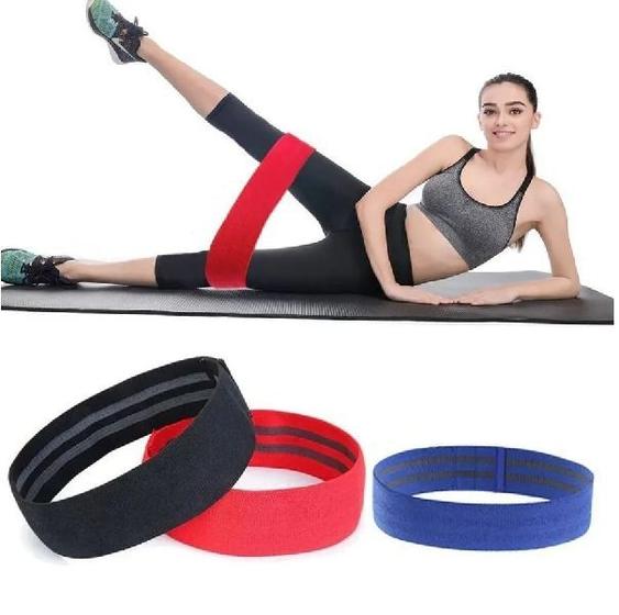 Imagem de Faixa Elástica de Exercício - Hip Resistance Bands