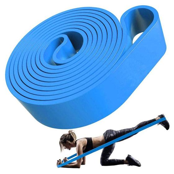 Imagem de Faixa Elastica Extensor Exercicio Resistencia Casa Academia Fitness Pilates
