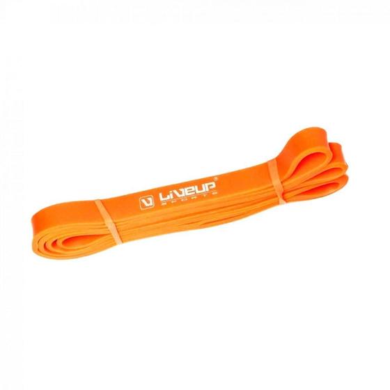 Faixa Elastica Super Band 2,1 Cm Intensidade Leve Cor Laranja Liveup Sports Menor preço em Faixa Elastica Super Band 2,1 Cm Intensidade Leve Cor Laranja Liveup Sports