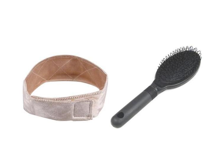 Imagem de Faixa Hair Grip Para Fixar Peruca Cor Bege + Escova