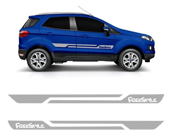 Imagem de Faixa Lateral Ford Ecosport Freestyle 2013 A 2021 Prata