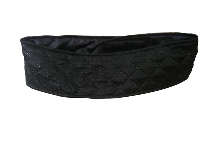 Imagem de Faixa Para Cabelo Matelasse Preto Com