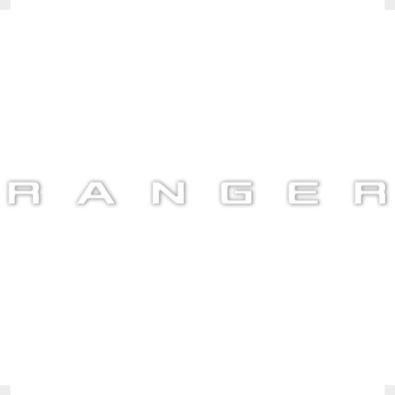 Imagem de Faixa Traseira Compatível C/ Ranger Adesivo Resinado Branco 