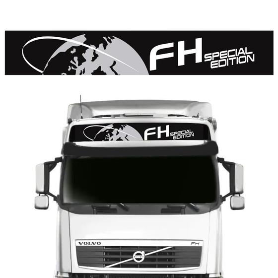 Imagem de Faixa Volvo Fh Special Edition 540 Adesivo Quebra-Sol Teto