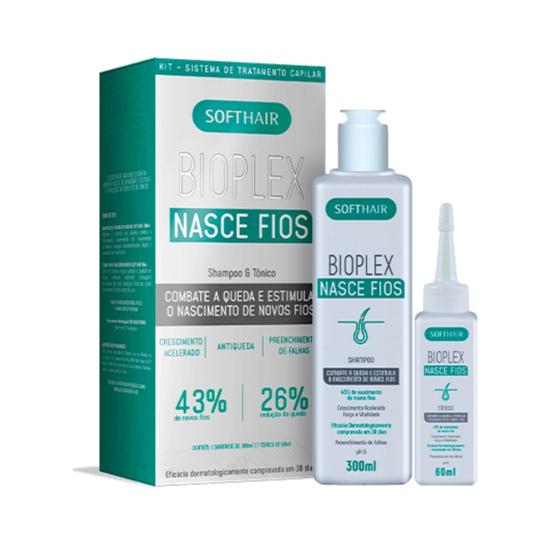 Imagem de Falha No Cabelo Como Tratar Com Kit Bioplex Tônico E Shampoo