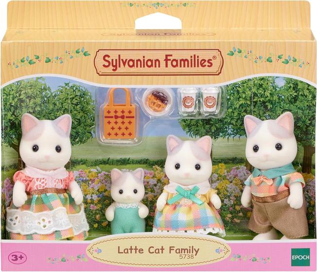 Imagem de Familia dos gatos de leite - sylvanian families