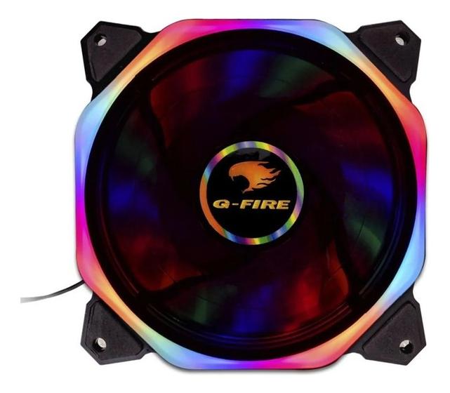 Imagem de Fan Cooler Gamer Led Multicolor Rgb 120x120mm