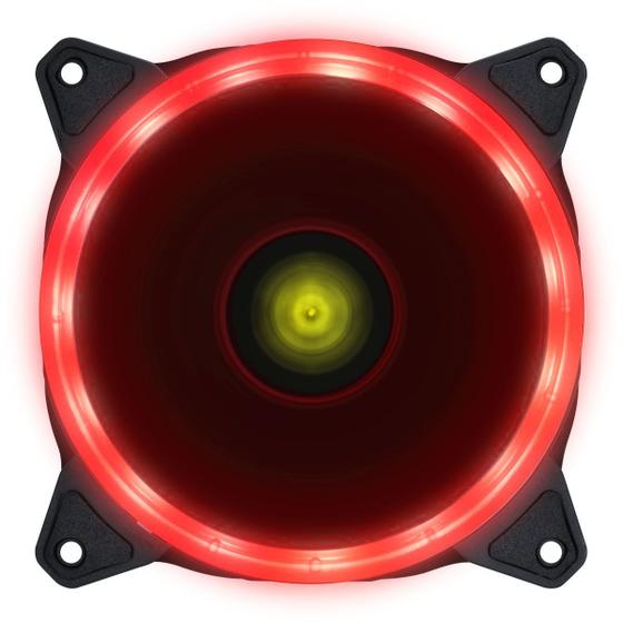 Imagem de Fan/cooler Gamer Para Gabinete V.ring Anel De Led 120x120mm Vermelho - Vringr