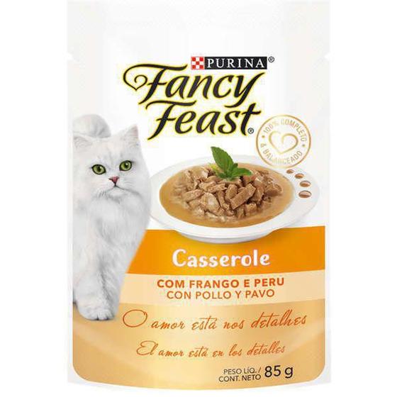 Imagem de Fancy Feast Sachê Casserole Gatos Adultos Frango E Peru 85G