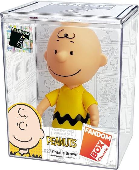 Imagem de Fandom Box Boneco Colecionável Lider 027- Charlie Brown 12cm