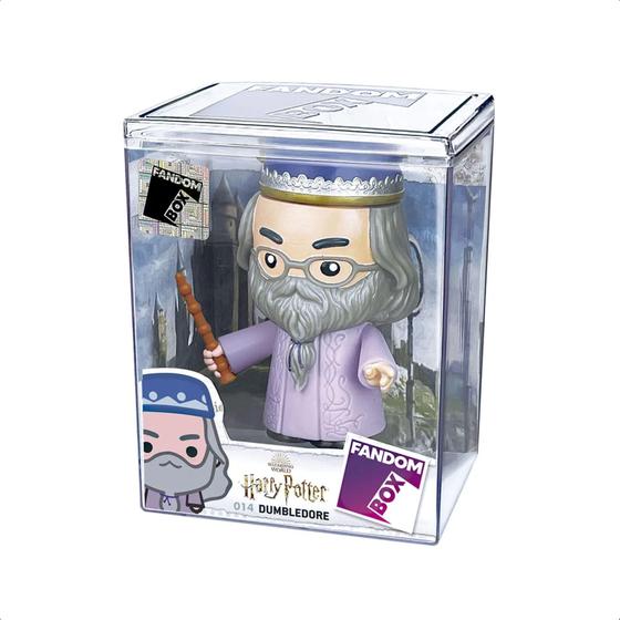 Imagem de Fandom Box Dumbledore Boneco Colecionável 13 cm Harry Potter Material Vinil Atóxico - Líder Brinqued