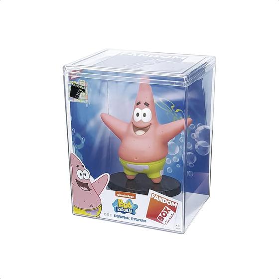 Imagem de Fandom Box Patrick Estrela Bob Esponja 11cm Boneco Colecionável Material Vinil Atóxico - Líder Brinq