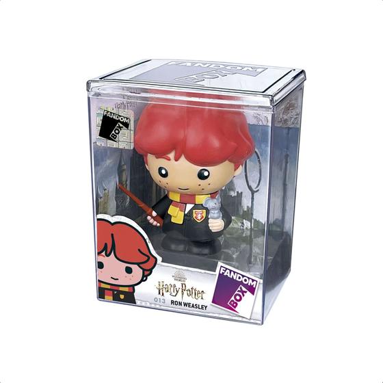 Imagem de Fandom Box Ron Weasley Boneco Colecionável 11 cm Harry Potter Material Vinil Atóxico - Líder Brinquedos 3258