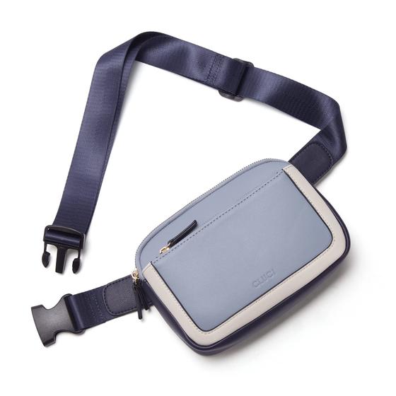 Imagem de Fanny Pack CLUCI Belt Bag Mini Everywhere Blue Vegan Leather