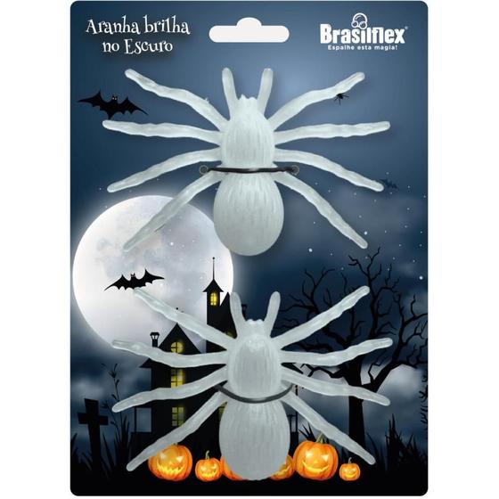 Imagem de Fantasia Acessorio Halloween ARANHA Brilha NO Escuro