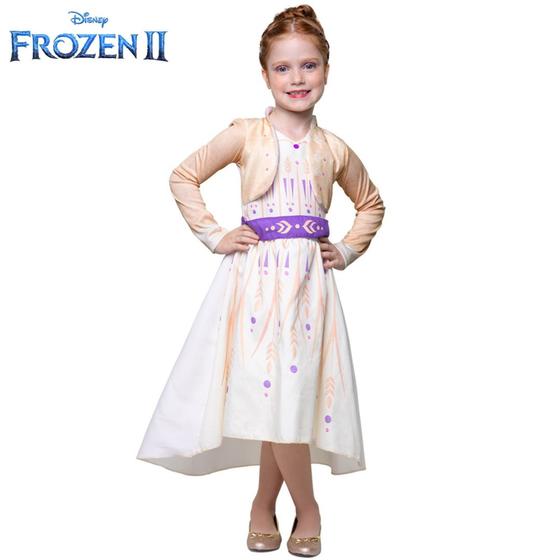 Fantasia Anna Frozen 2 Vestido Infantil Roupa Oficial Disney Vestido Festa  Princesa Anna Frozen II s - Global Fantasias - Vestido Infantil - Magazine  Luiza
