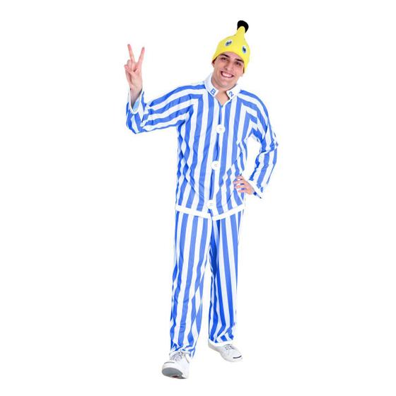 Fantasia Banana de Pijamas B2 Adulto Bananas de Pijamas Pijama