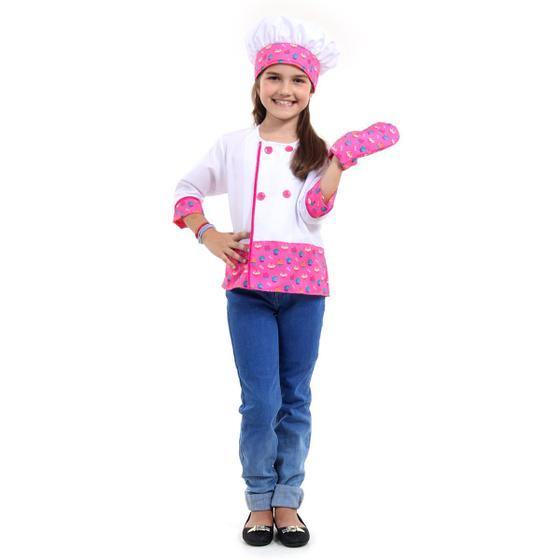 Imagem de Fantasia Barbie Cozinheira Infantil