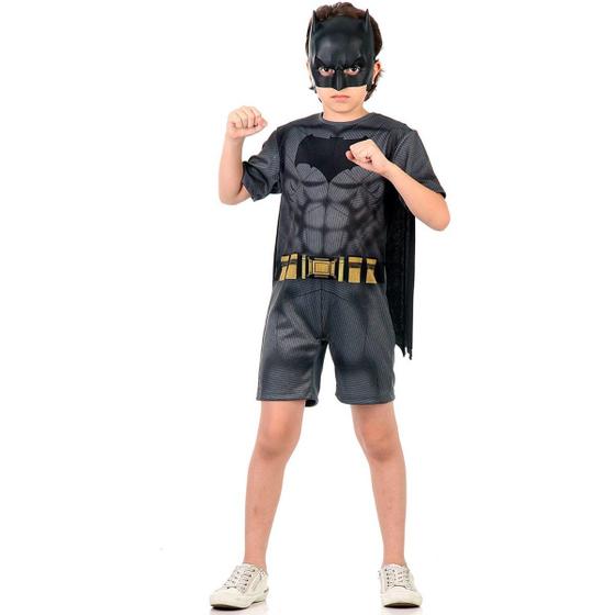 Fantasia Batman Infantil Curta Original DC Comics Sulamericana 10892 Menor preço em Fantasia Batman Infantil Curta Original DC Comics Sulamericana 10892