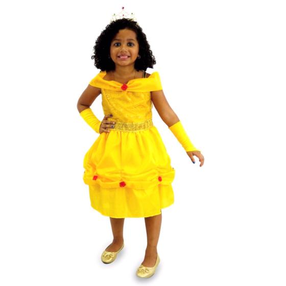 Fantasia Bela e a Fera Com Coroa e Luva - Lorelu - Fantasia - Magazine ...